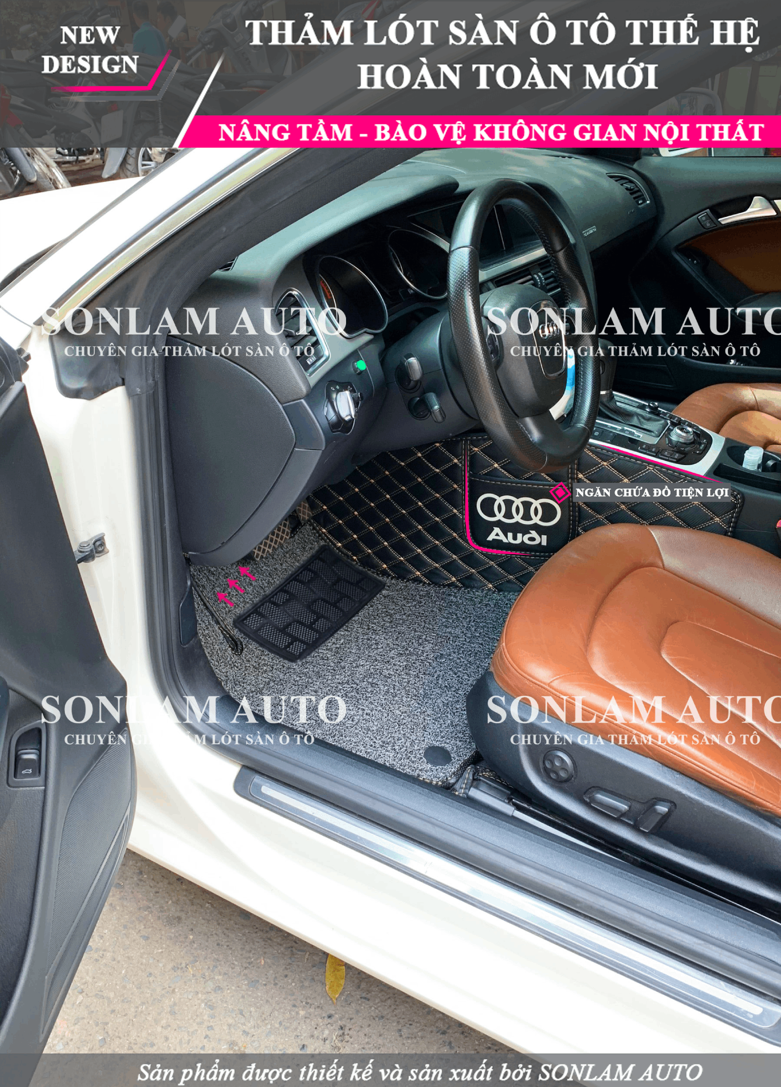 Thảm lót sàn ô tô Audi A6