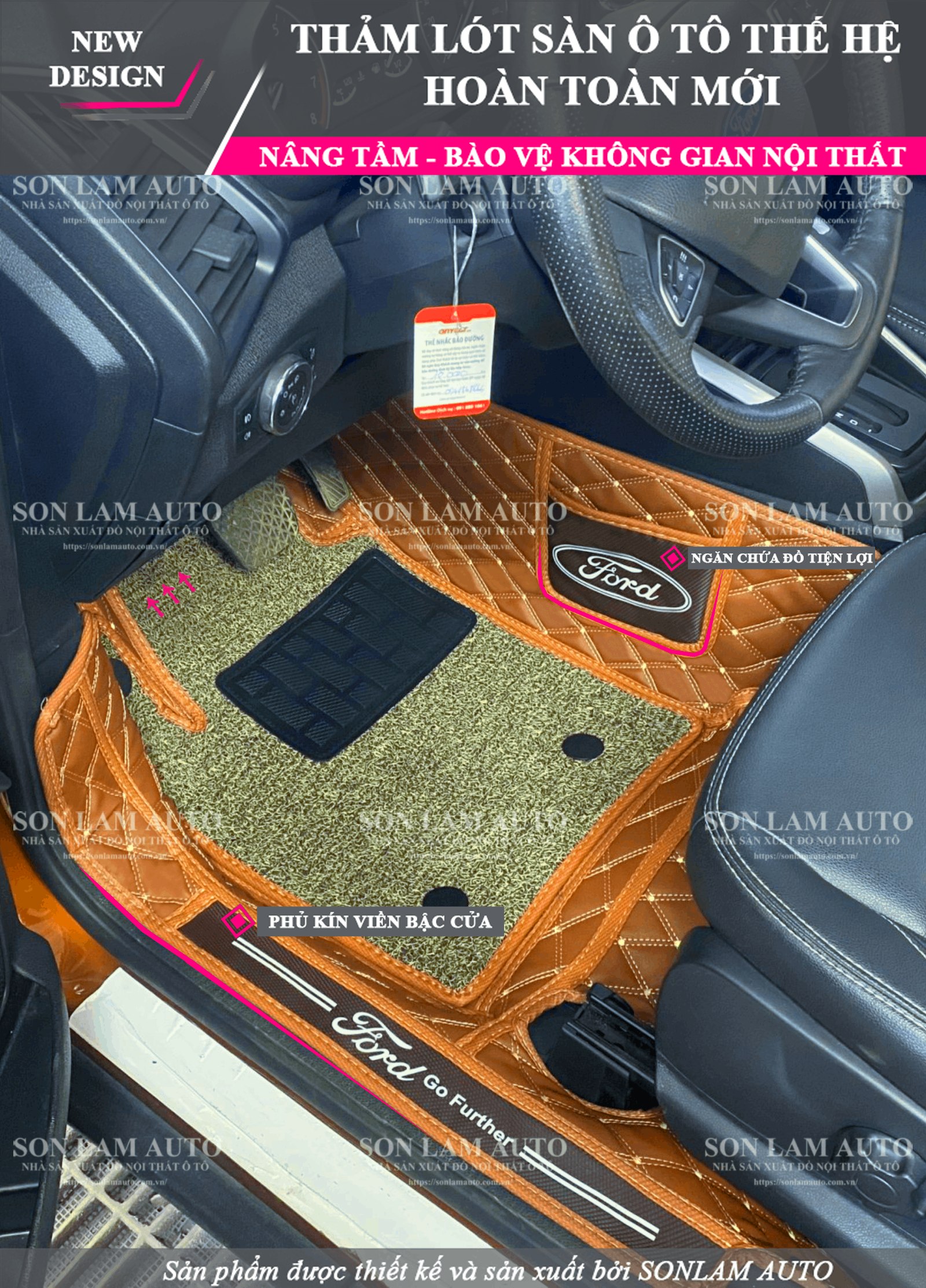 Thảm lót sàn ô tô Ford Ecosport 2019-2023