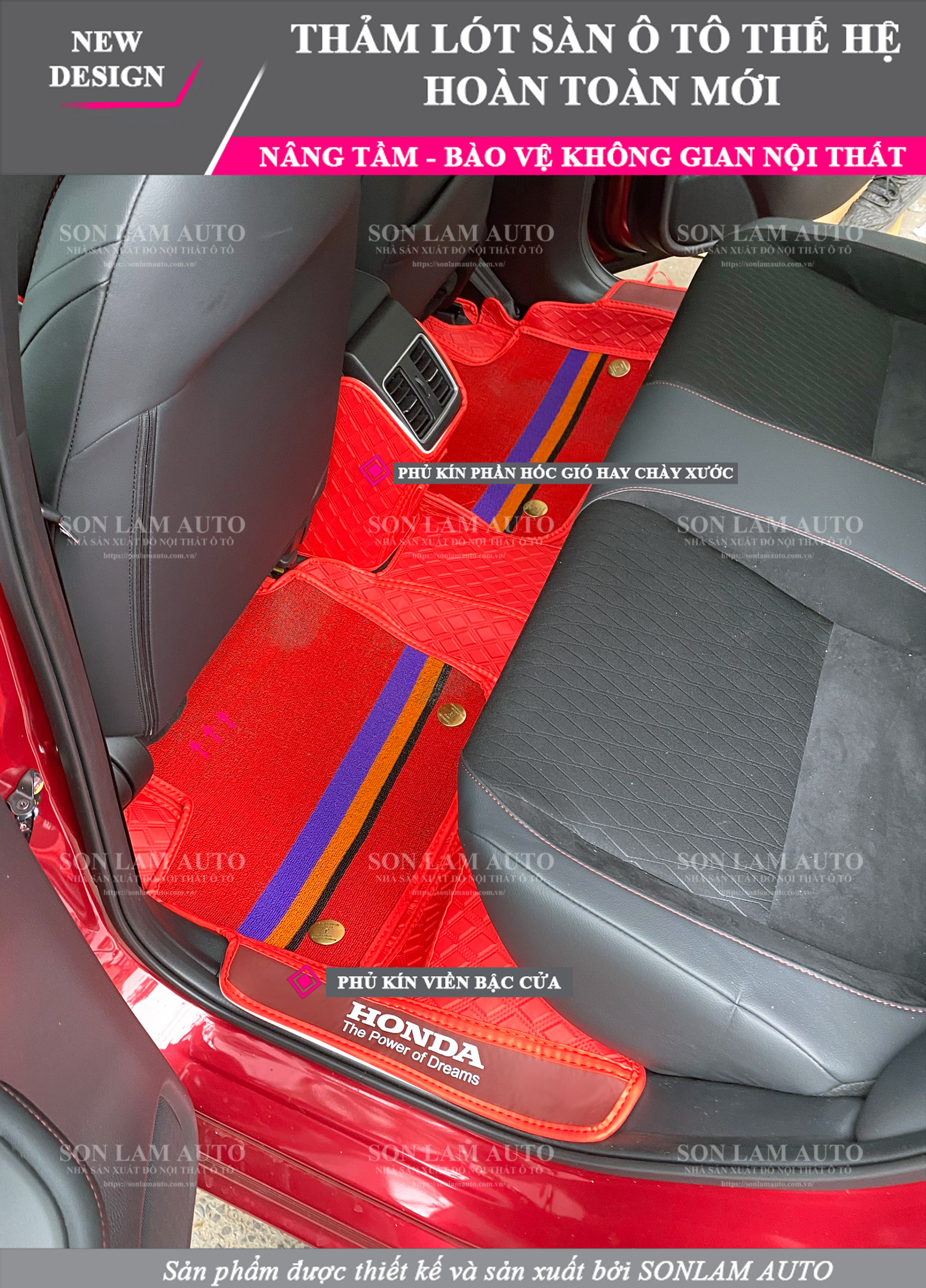 Thảm lót sàn ô tô Honda City 2014-2023