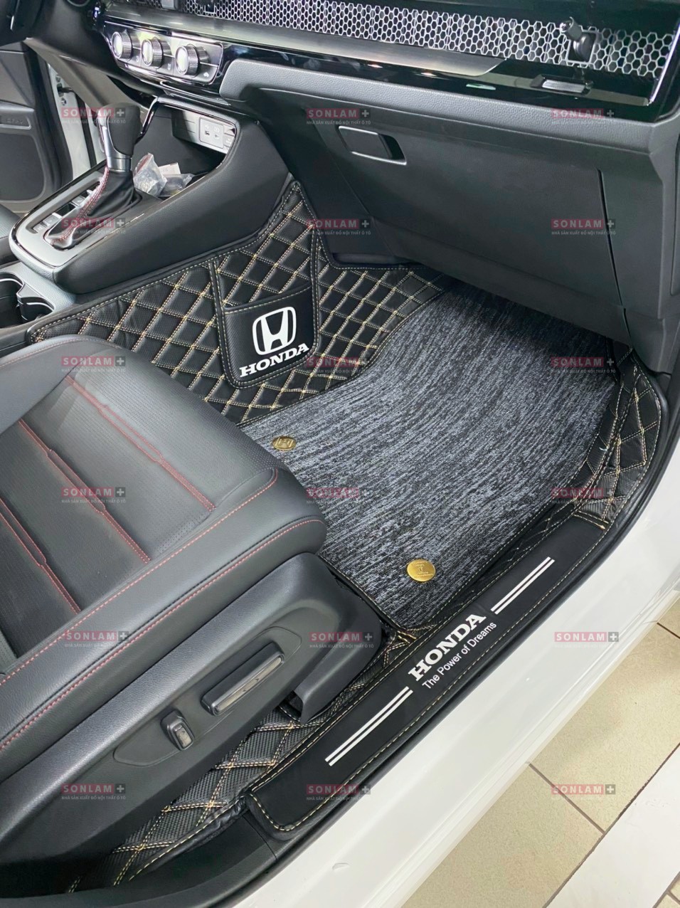 Thảm lót sàn ô tô Honda CR-V 2024-2025 (Bản điện - 5 chỗ)
