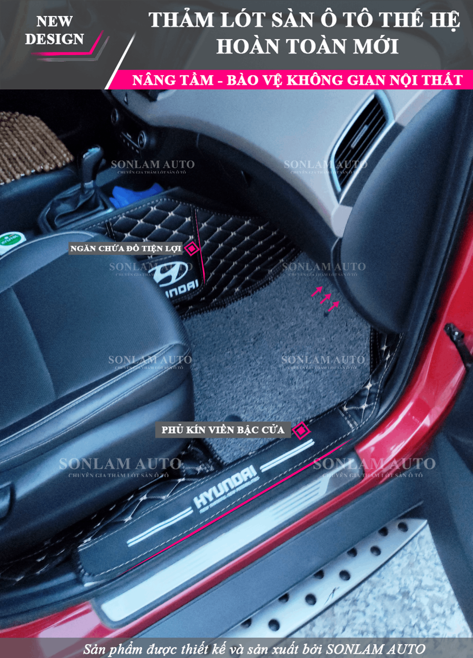 Thảm lót sàn ô tô Hyundai Creta 2008-2018
