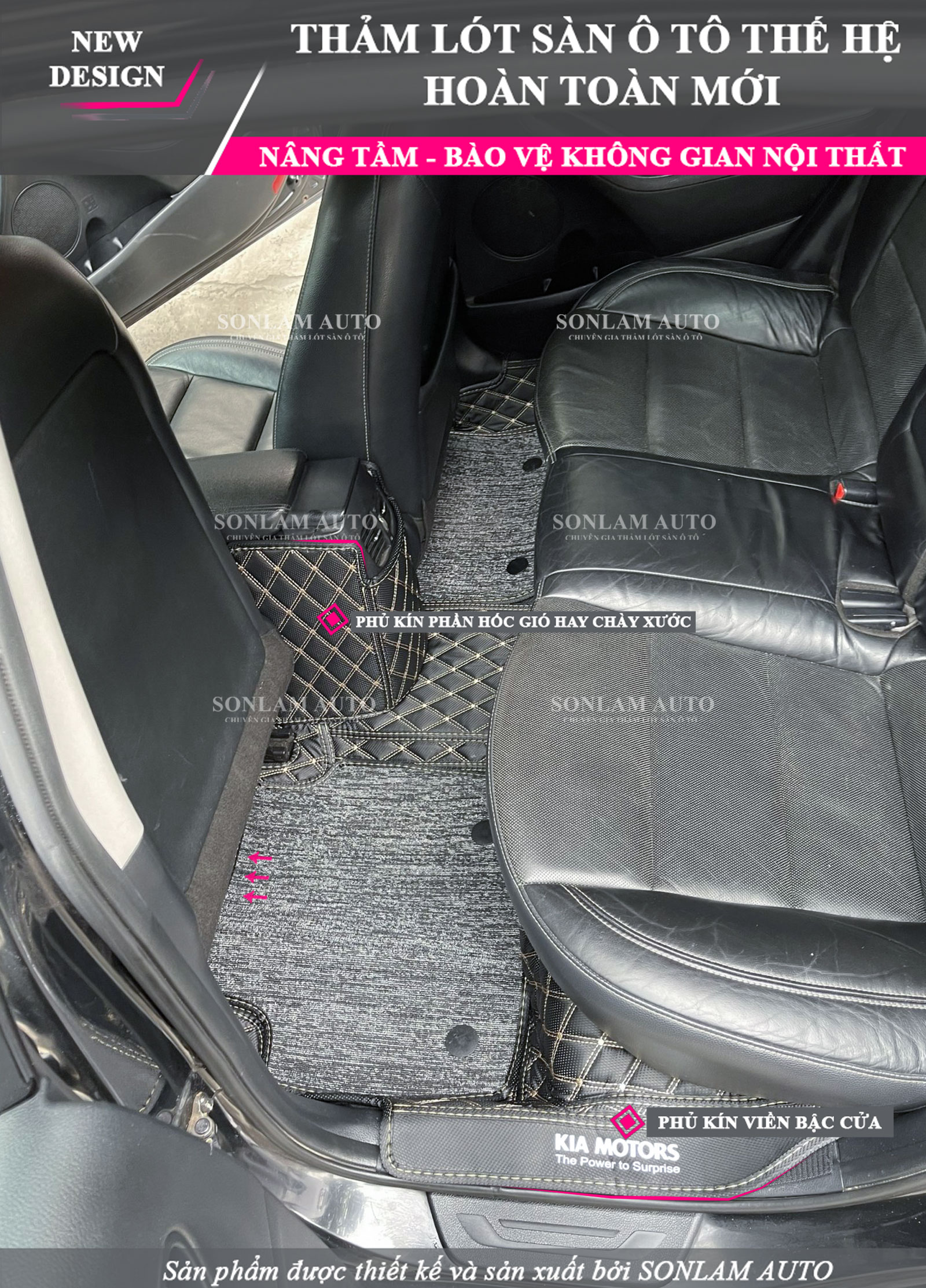 Thảm lót sàn ô tô Kia K3 2014-2018