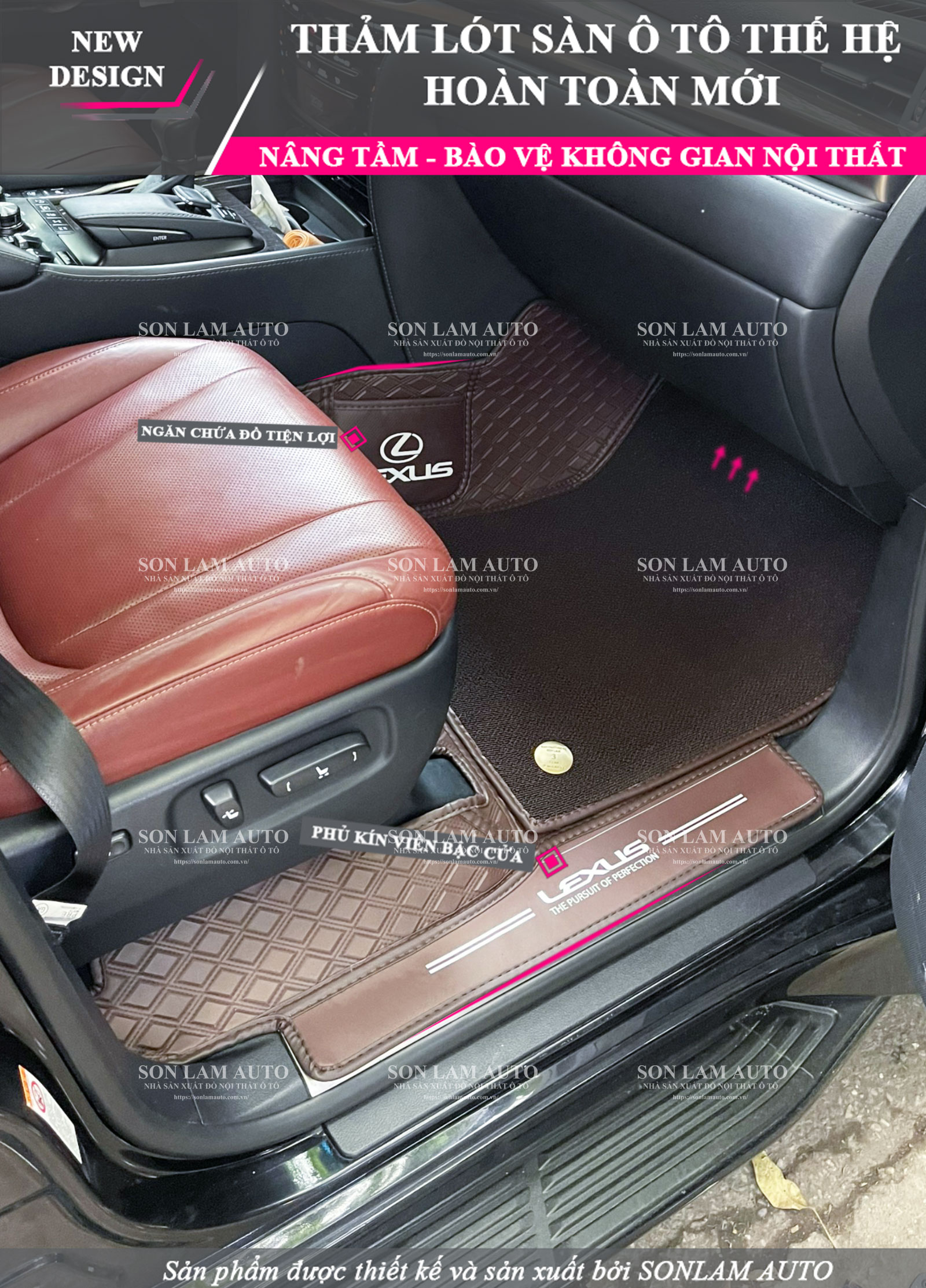 Thảm lót sàn ô tô Lexus LX570