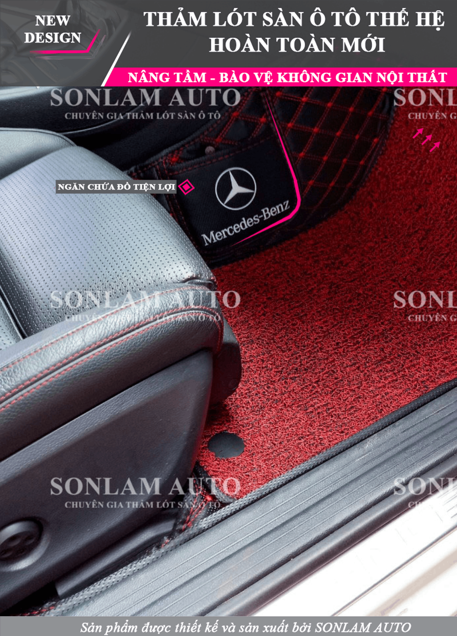 Thảm lót sàn ô tô Mercedes Benz CLA 45 AMG 2015-2021