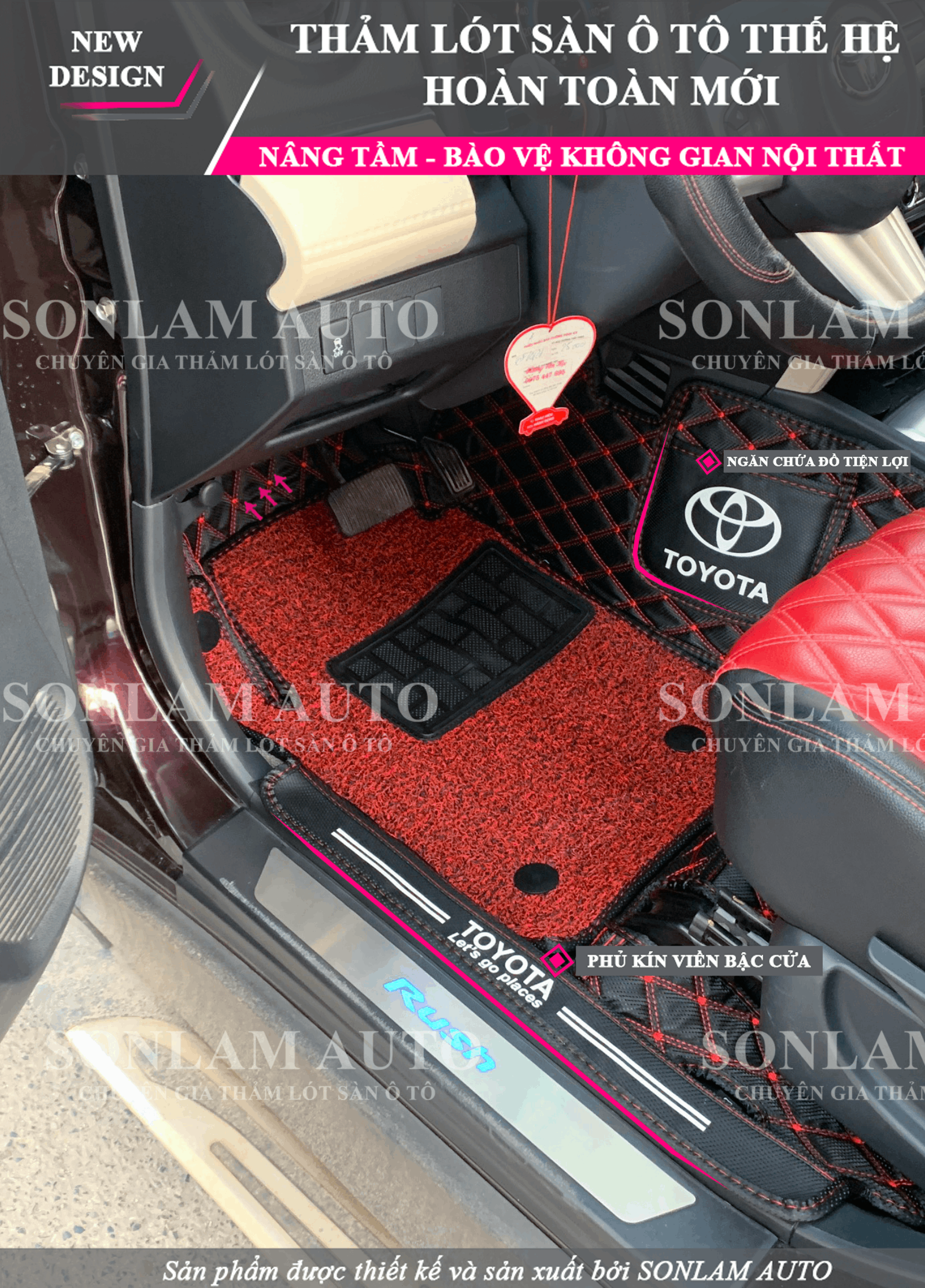 Thảm lót sàn ô tô Toyota Avanza 2016-2020