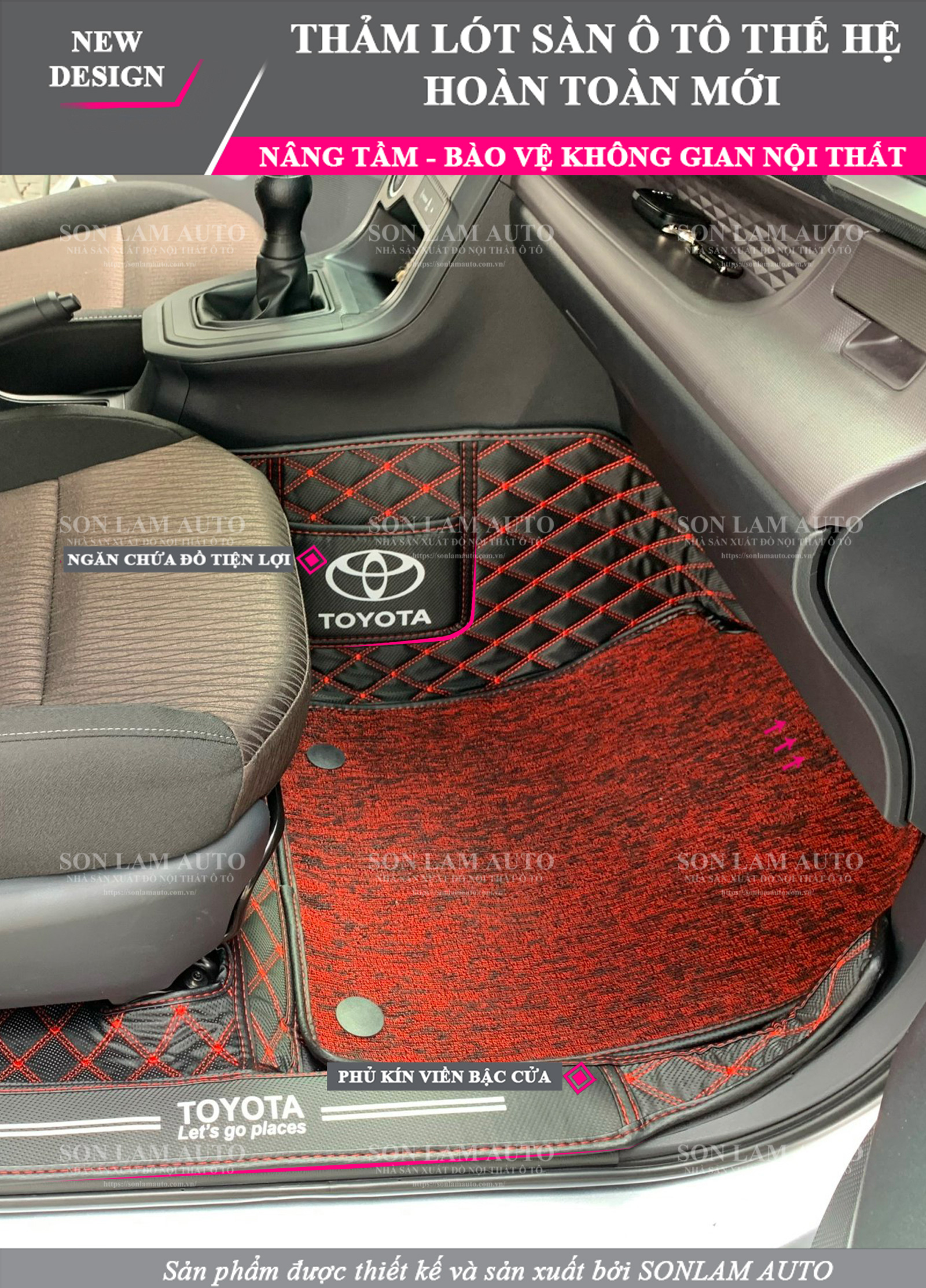 Thảm lót sàn ô tô Toyota Avanza 2021-2023