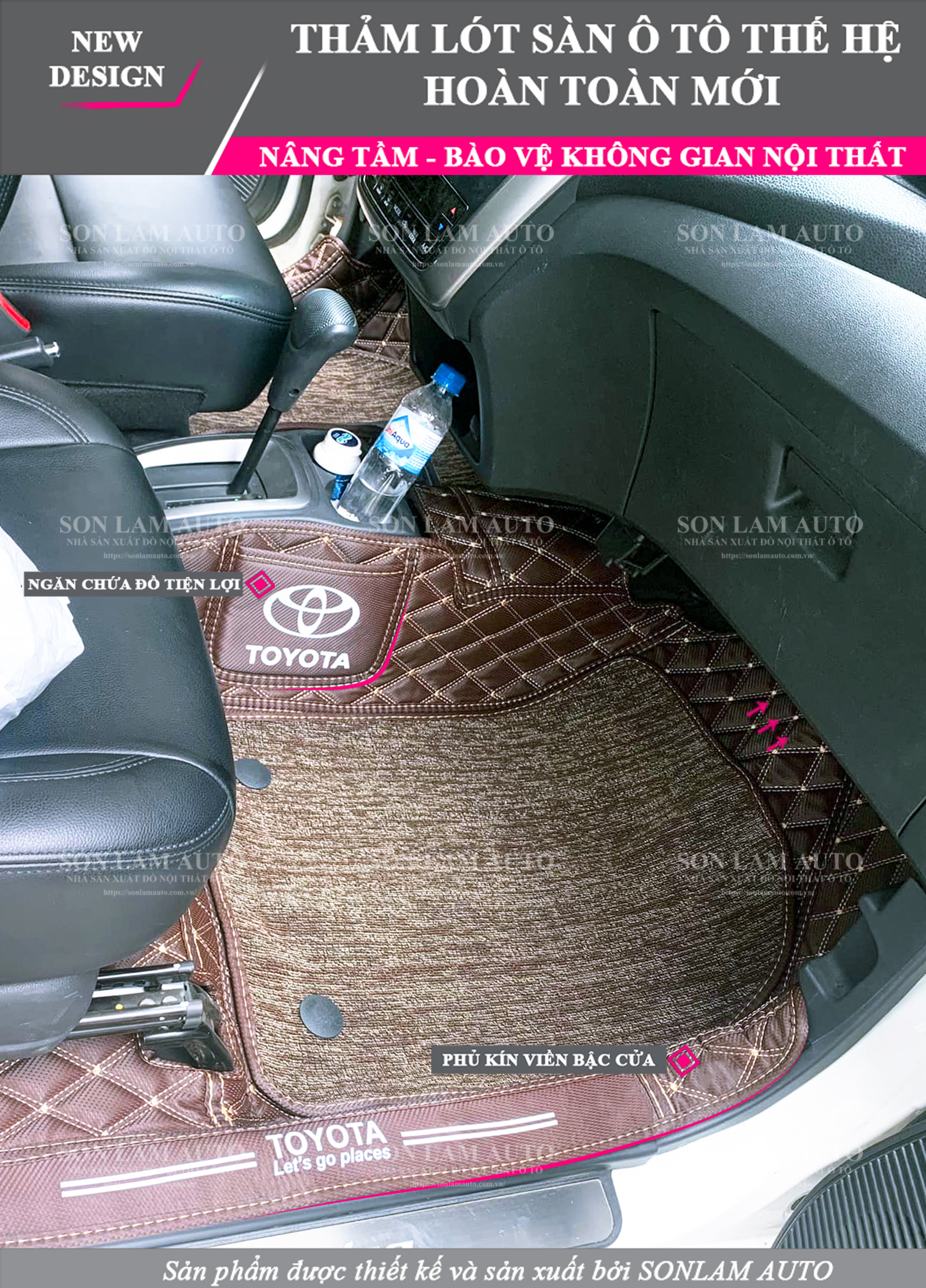 Thảm lót sàn ô tô Toyota Wigo 2019-2023