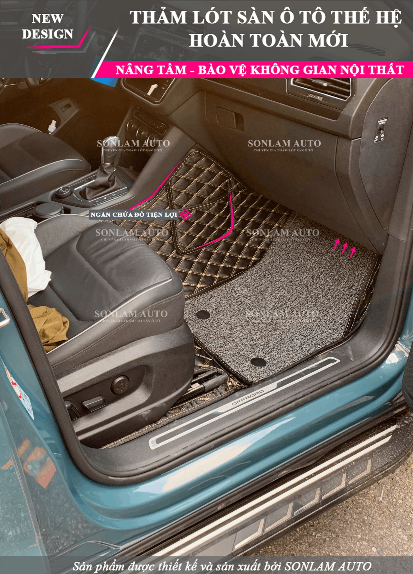 Thảm lót sàn ô tô Volkswagen Tiguan