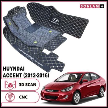 Thảm lót sàn ô tô Hyundai Accent 2012-2016