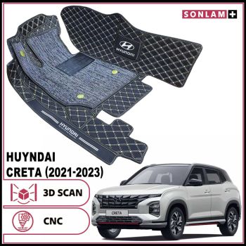 Thảm lót sàn ô tô Hyundai Creta 2021-2023