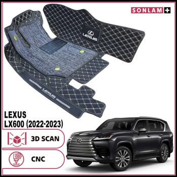 Thảm lót sàn ô tô Lexus LX600 2022-2023