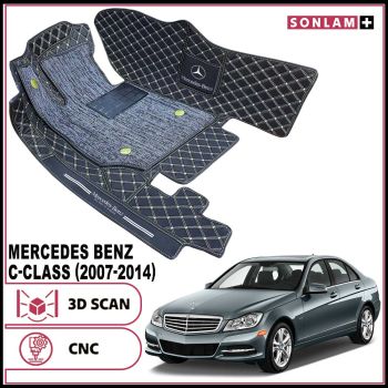 Thảm lót sàn ô tô Mercedes Benz C-Class 2007-2014