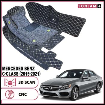 Thảm lót sàn ô tô Mercedes Benz C-Class 2015-2021
