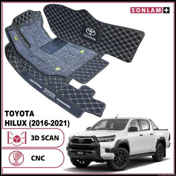 Thảm lót sàn ô tô Toyota Hilux 2016-2021
