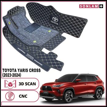 Thảm lót sàn ô tô Toyota Yaris Cross 2023
