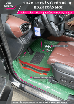 Thảm lót sàn ô tô Hyundai Santafe 2021-2023