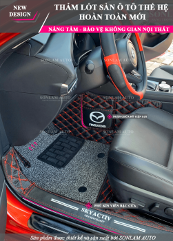 Thảm lót sàn ô tô Mazda 2 2014-2023