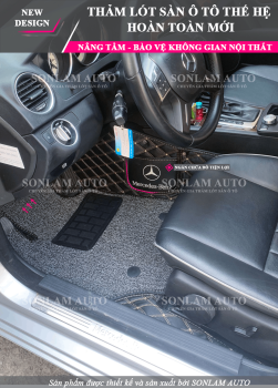 Thảm lót sàn ô tô Mercedes Benz C-Class 2007-2014